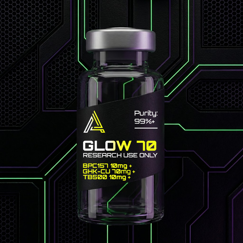 GLOW 70 (BPC‑157 10 mg + GHK‑Cu 50 mg + TB500 10 mg)